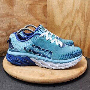 Hoka Arahi Womens Blue Running Shoes Sneakers Size 9.5